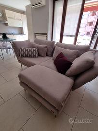 Divano tessuto sfoderabile pari al nuovo