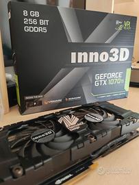 Scheda video nvidia GeForce GTX 1070ti inno3D 8gb
