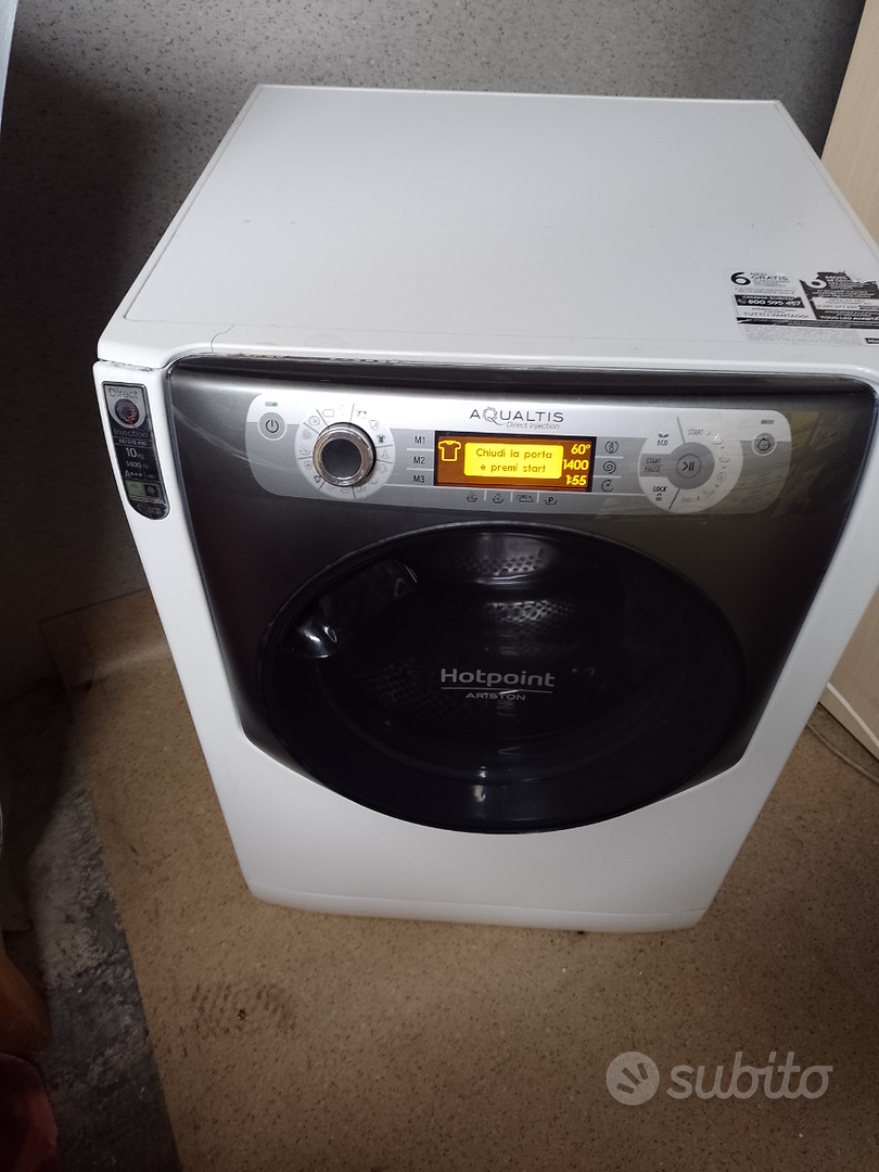 Lavatrice Hotpoint aqualtis 10 kg 1400 giri non fu Elettrodomestici In vendita a Trento
