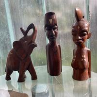 Statue legno africane