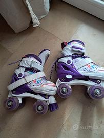 Pattini a rotelle  bambina small 27/30