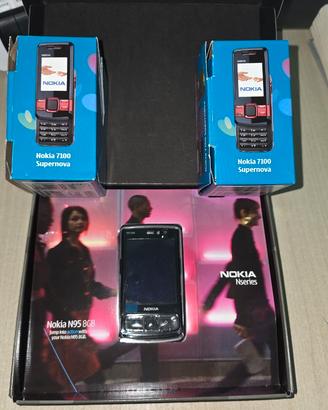Nokia N95 8GB Black Edition nuovo. Due Nokia 7100