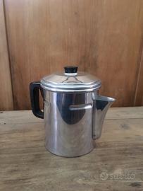 Caffettiera vintage in alluminio