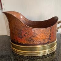 Copri vaso rame ottone