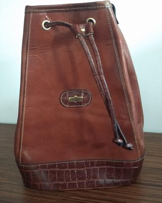 Borsa secchiello El Campero in cuoio 