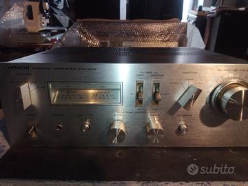 amplificatore vintage hitachi