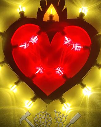Luminaria Salentina - Cuore Sacro 55x50 cm