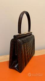 Borsa vintage in vero coccodrillo – anni ’50