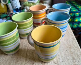 Set di 6 tazze Tognana in ceramica 