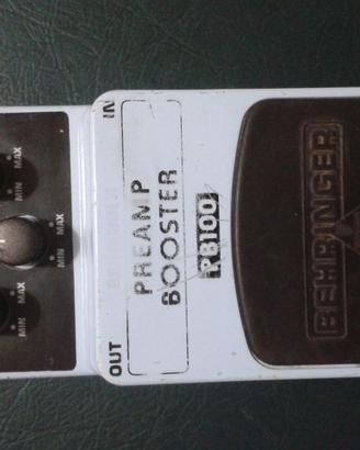 Pedale effetto chitarra booster Behringer PB100