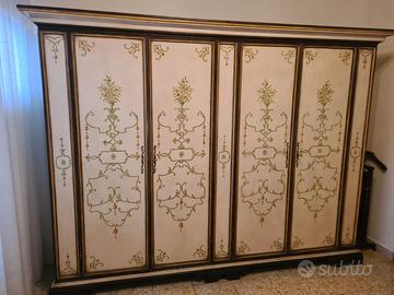 Armadio a 4 ante in stile Veneziano