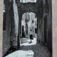 Fotografia d'epoca bianco e nero Malcesine Verona 