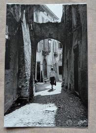Fotografia d'epoca bianco e nero Malcesine Verona 