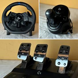 Logitech G923 + pedaliera + cambio