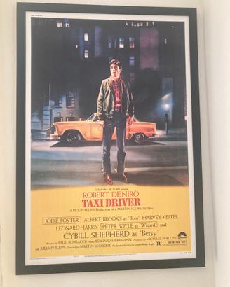 Poster film con cornice Taxi Driver