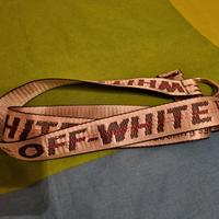 Cintura "Off-White" grigio argento