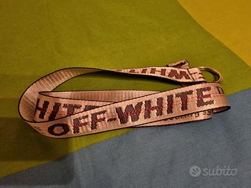 Cintura "Off-White" grigio argento