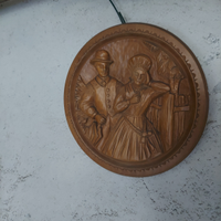 Quadretto legno intagliato