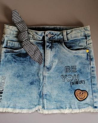 Gonnellina corta jeans 7- 8 anni Original Marines 