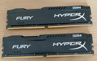 ram ddr4 16gb hyperx fury
