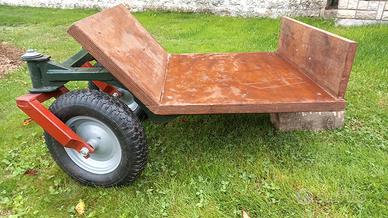 Carrello appendice per motocoltivatore 