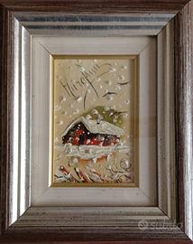 Rosa Turchini - Olio su Tela Materico (Certificato