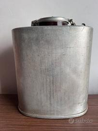 Tanica militare 20 litri vintage in alluminio seco
