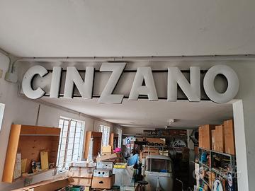 Insegna CINZANO - Scritta originale 1950 Very Rare