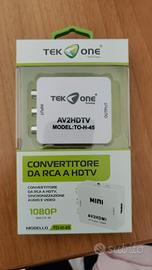 Convertitore RCA a HDMI 1080p - TekOne (Nuovo)