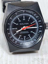 Calton vintage meccanico orologio con tachimetro