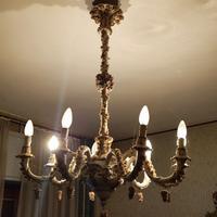 Lampadario Capodimonte + 2 appliques