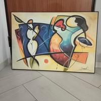 quadro tipo Mirò 