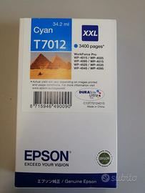Cartuccia Epson T7012 Cyan XXL