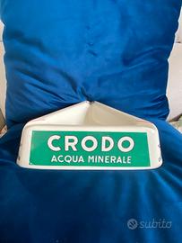 Posacenere triangolare Vintage Acqua Crodo