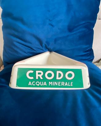 Posacenere triangolare Vintage Acqua Crodo