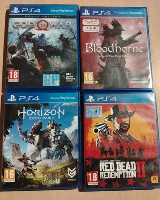 Red Dead Redemption 2 Bloodborne Goty God of War 