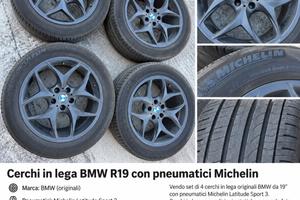 Set conpleto 4 cerchi in lega originali BMW da 19”