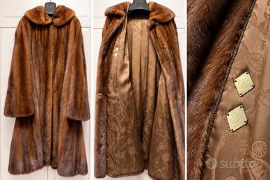 Pelliccia visone maschio lunga - vintage 1996
