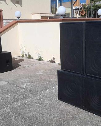 rcf sub satelliti impianto audio