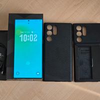 Galaxy S22 Ultra 256gb nero + 2 cover Spigen