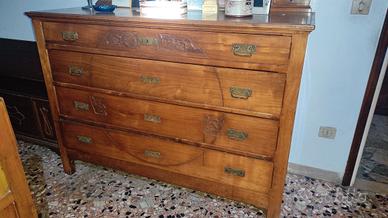 comò fine 800 in legno noce 