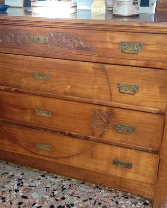 comò fine 800 in legno noce 