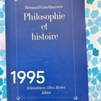 B. Groethuysen, Philosophie et histoire