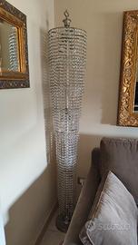 Lampada da terra cristalli