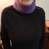 maglione in pail con collo dolce vita Taglia M