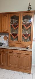 Cucina in legno Rovere componibile