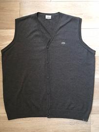 Vintage Lacoste Maglione vest tgXXL  misto lana