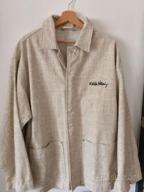 Giacca Beige Keith Haring x H&M Grafica Bianca Tag