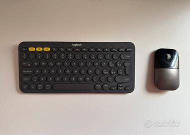 Tastiera Logitech + mouse Hp wireless