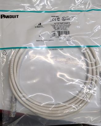 n°10 cavi collegamento internet lan  cat6, 3 metri